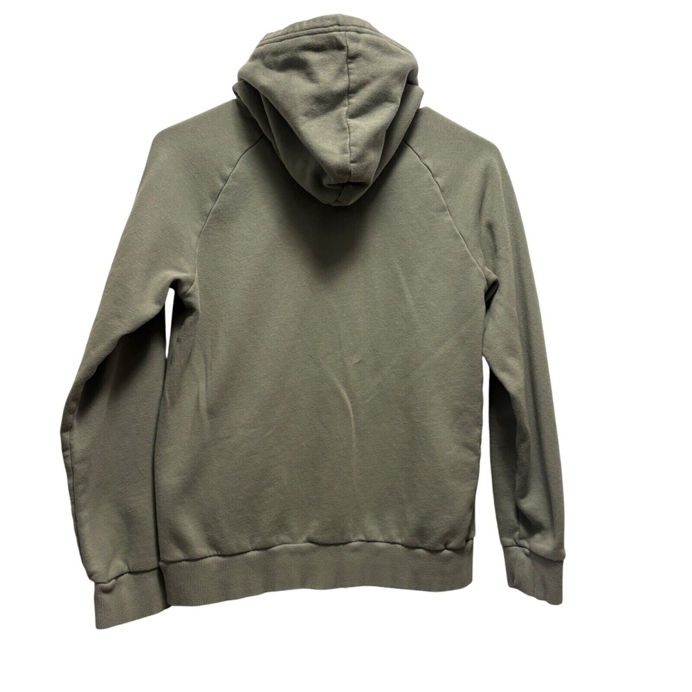 Under Armour Hoodie Pullover Sweatshirt Big Logo Front Pocket Green Y LG - Picture 2 of 6